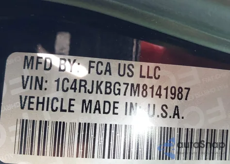 2021 Jeep Grand Cherokee L Limited 4X4 из США, поврежденный, VIN 1C4RJKBG7M8141987